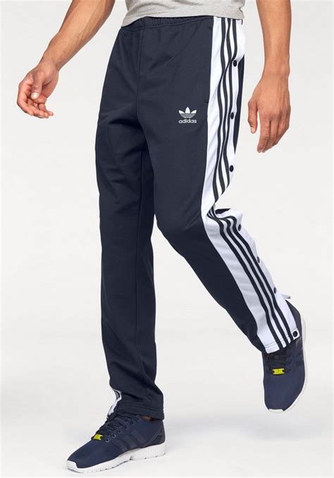 jogginghose mit seitlichem reißverschluss herren adidas